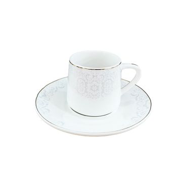 Schäfer Home 12-tlg. Kaffee-Set Rund mit Unterteller, Volumen: 90ml