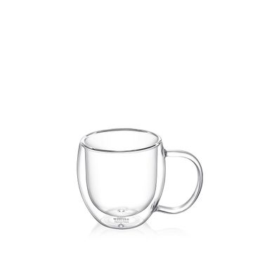 Wilmax Doppelwandiger Glasbecher , Volumen: 200ml