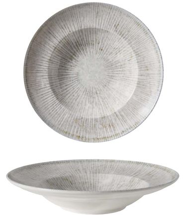 GÜRAL Arnim Reno Professional Pastateller flach, Porzellan, Ø 30cm, creme
