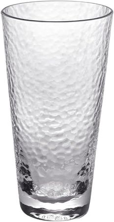 Wilmax Hammered Tumbler 450 ml Borosilikatglas Transparent WL-888630/A, Volumen: 450ml