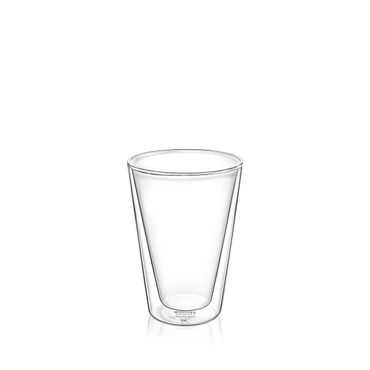 Wilmax Doppelwandiges Glas 300 ml Transparent WL-888705/A, Volumen: 300ml
