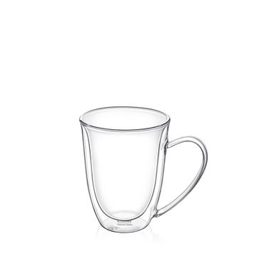 Wilmax Doppelwandiger Becher 300 ml Transparent WL-888726/A, Volumen: 250ml