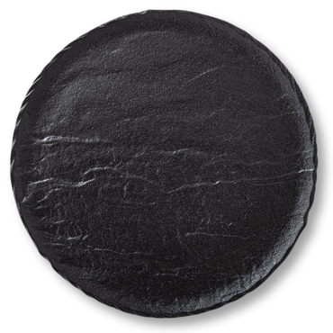Wilmax Teller SlateStone Rund Schwarz 33 cm Porzellan WL-661129/A