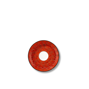 Wilmax Untertasse 11 cm Rot Porzellan WL-667233/B