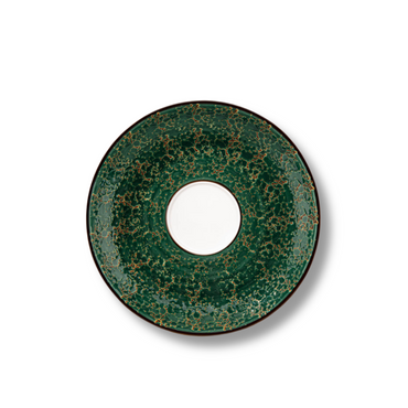 Wilmax Untertasse 15 cm Grün Porzellan WL-667536/B
