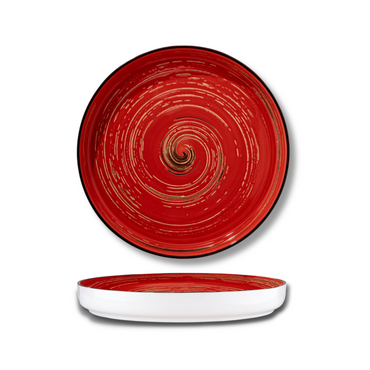 Wilmax Teller 23 cm Rot Porzellan WL-669219/A