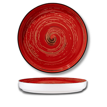 Wilmax Teller 28 cm Rot Porzellan WL-669220/A