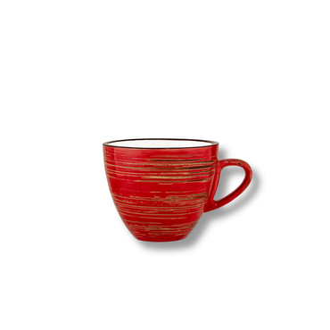 Wilmax Tasse 190 ml Rot Porzellan WL-669235/A