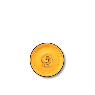 Wilmax Untertasse 11 cm Gelb Porzellan WL-669433/B