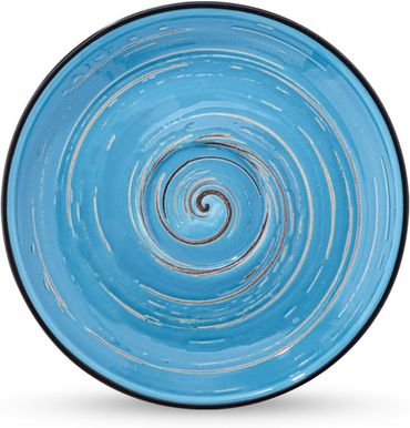 Wilmax Untertasse 14 cm Blau Porzellan WL-669635/B