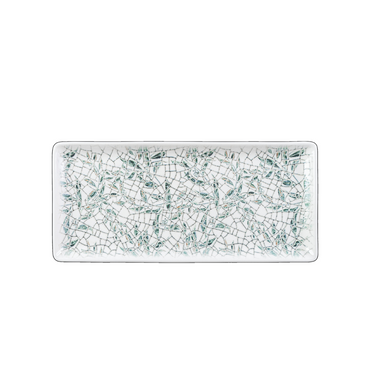Wilmax Servierplatte 33x15 cm Mehrfarbig Porzellan WL-671553/A