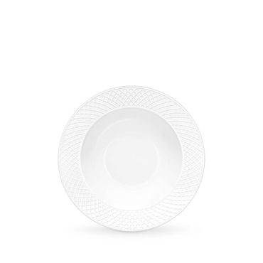 Wilmax Diamond Tiefer Teller 22,5 cm Weiß Porzellan