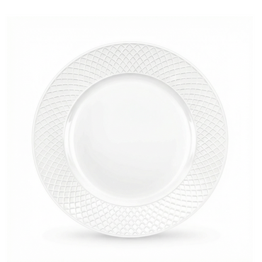 Wilmax Diamond Teller 28 cm Weiß Porzellan 2er Set