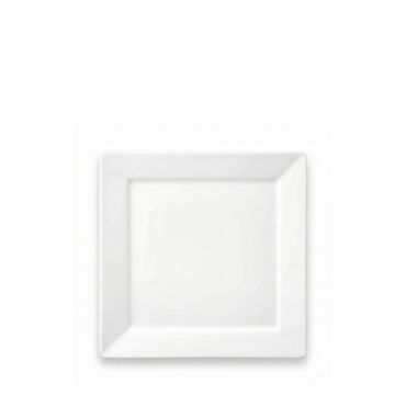 Wilmax Dessertteller 18.5 x 18.5 cm aus Porzellan, Weiß WL-991222/A