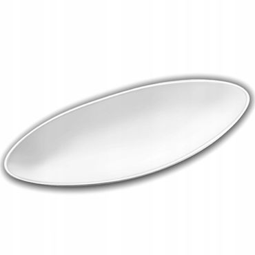 Wilmax Servierplatte 40 cm aus Porzellan, Weiß WL-991363/A