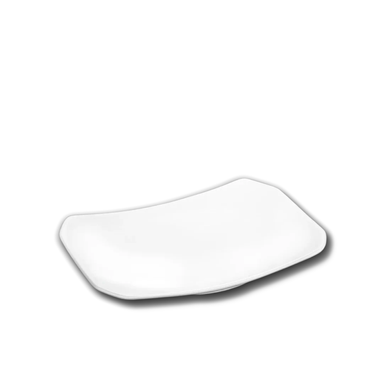 Wilmax Servierschale 25.5 x 15 cm aus Porzellan, Weiß WL-992651/A