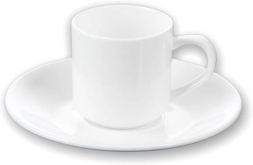 Wilmax Espressotassen mit Untertassen 2er Set 90 ml WL-993007/2C