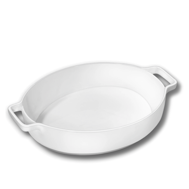 Wilmax Auflaufform mit Griffen 1650 ml Porzellan Weiß WL-997040/A