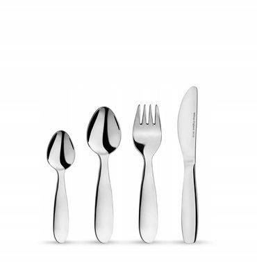 Wilmax Kinderbesteck Set 4-teilig Edelstahl WL-999901/4G