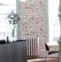 Wallpaper stone clincer design white red 9078-13 6