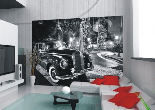 Photo wallpaper 360x270 4 parts Mercedes Oldtimer