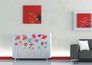 Wandsticker Wandtattoo Deko Tattoo Blume raum 2