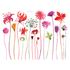 Wandsticker Wandtattoo Deko Tattoo Blume 1