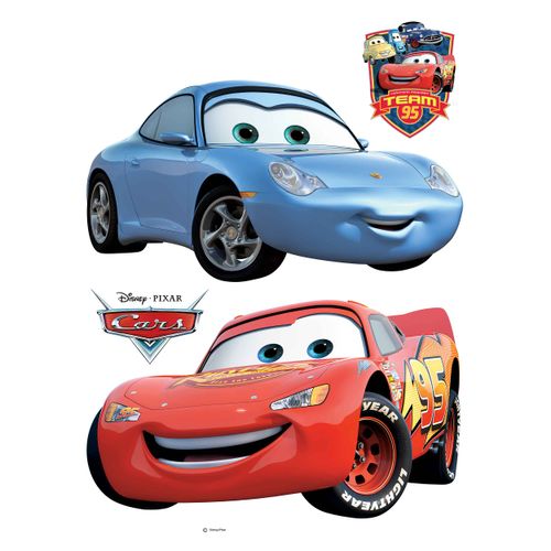 Wandsticker Kinder Tattoo Disney Cars Mc Queen & Sally