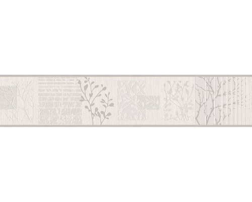 Non-woven wallpaper border 3054-11 305411 trees grey