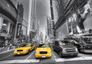 Photo Wallpaper Taxi New York black white 360 x 254cm 1