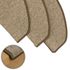 Detailbild 15er Set Stufenmatten Nizza Schlinge braun-grau Treppenstufen 4