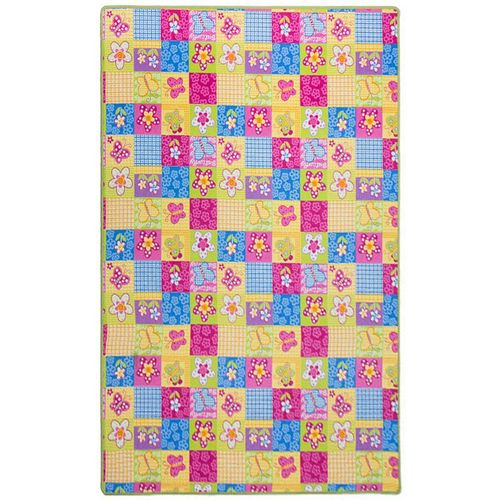 Patchwork-Teppich-133x180-cm-Kinderteppich-Schmett