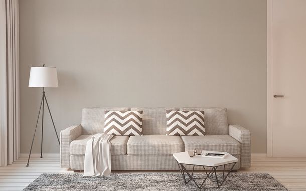 Wallpaper Non-Woven Mottled cream-grey 2930-15