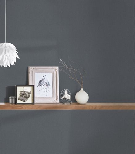 Vliestapete Einfarbig grau AS Creation Elegance 2117-74 Zimmer