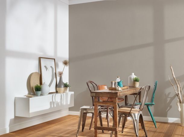 Wallpaper AS Creation uni beige 2117-12