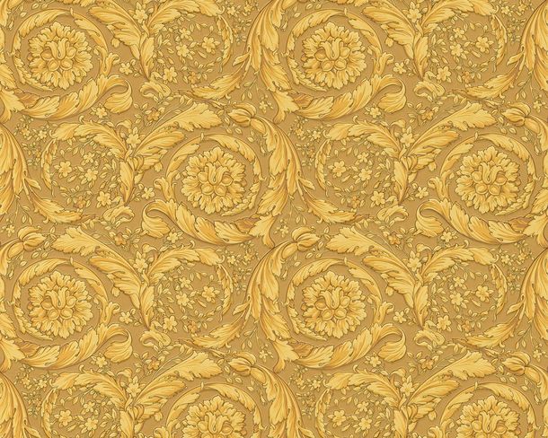 Versace Home wallpaper baroque ornament gold 93583-3