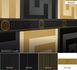 Versace Home Bordüre Kombinationsmöglichkeiten Medusa schwarz gold Glanz 93522-4 5