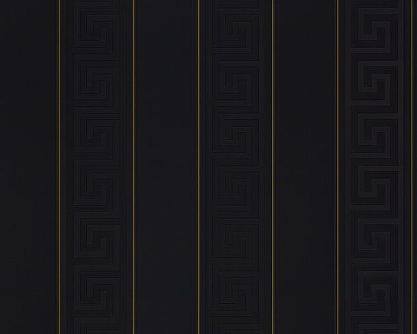 VERSACE Home Tapete Vliestapete 93524-4 935244 Streifen Versace Design schwarz gold
