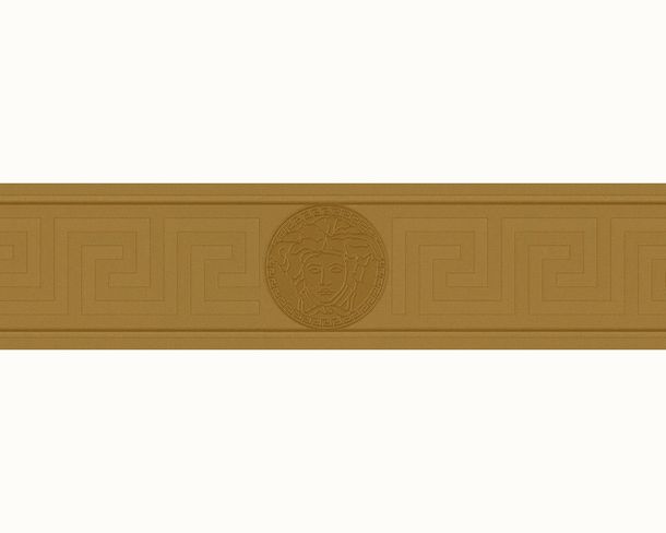 VERSACE Home Tapeten Borte Bordüre 93522-2 935222 Versace Medusa-Kopf gold