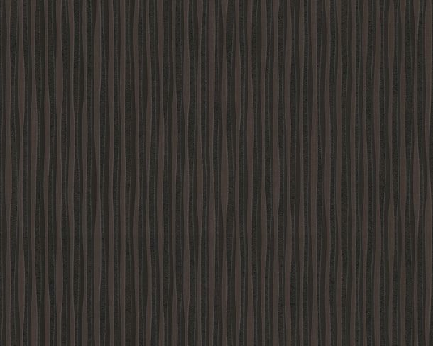 Versace Home wallpaper stripes black brown 93590-4