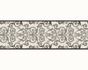 VERSACE Home Tapeten Borte Bordüre 93547-2 935472 Barock Struktur weiß anthrazit 1