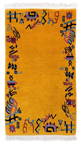 Handgeknuepfter-Original-Tibet-Nepal-Teppich