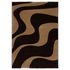 Florence Modern designer carpet brown black 1