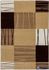 Carpet Milano woven carpet modern graphic brown beige 1