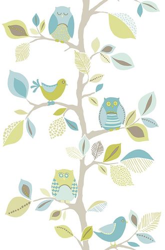 Pop Up Panel 35x250cm self-adhesive Dekopanel Owls