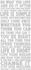 Pop Up Panel 35x250cm self-adhesive writings silver 1
