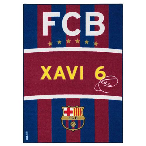 Teppich Orex FC Barcelona Xavi rot gelb weiss