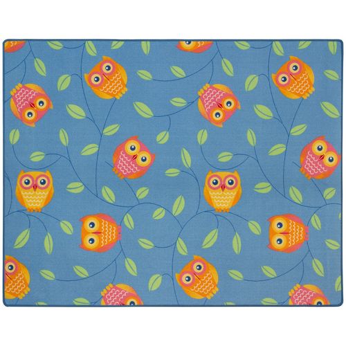 Teppich Orex Eulen blau