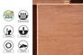 Twist Webteppich Modern 4 Größen beige 4