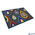 Designer Türmatte Schmutzfang Contzen 50x78cm grau blau 1